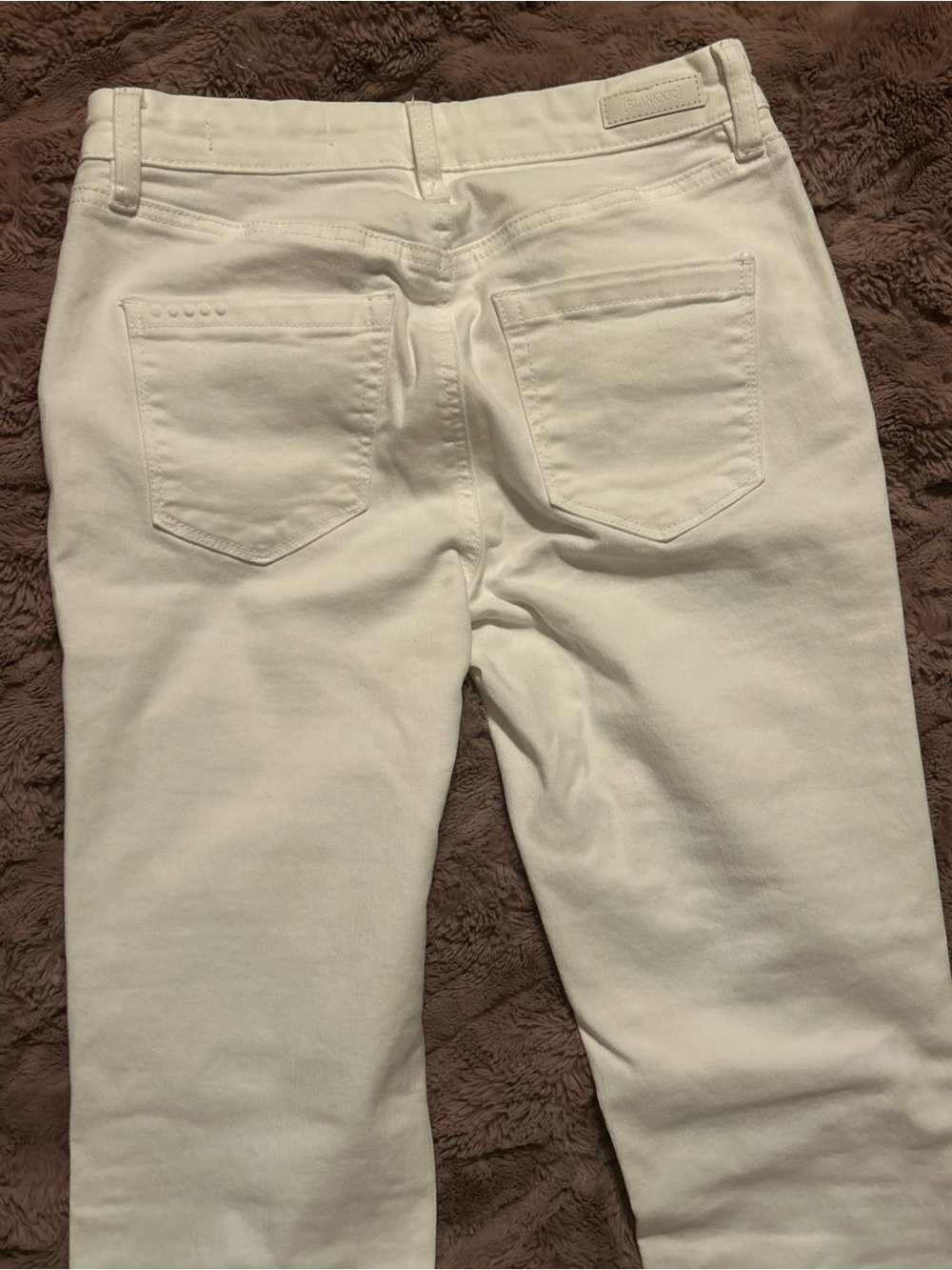Blank NYC White High-Rise Mini Flare Jeans The Hoyt sz 26 - Picture 6 of 8